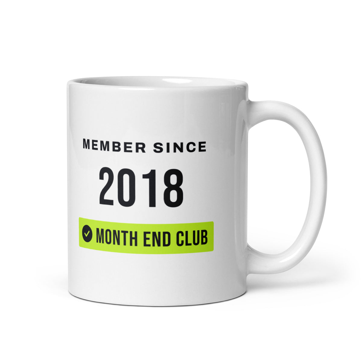 Member Since Mug – 2018 – white 11oz mug