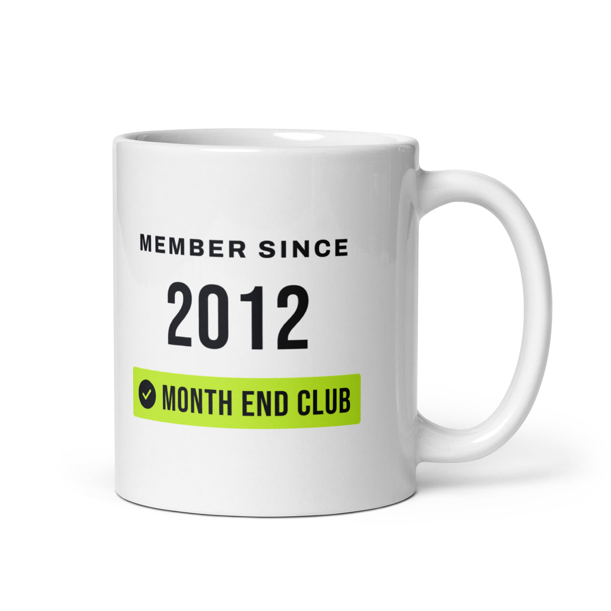 Member Since Mug – 2012 – white 11oz mug