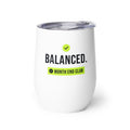 Balanced Wine Tumbler – white wine tumbler, left side view