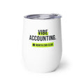Vibe Accounting Wine Tumbler – white wine tumbler, left side view