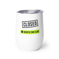 Closed Stamp Wine Tumbler – white wine tumbler, left side view