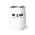 Material Wine Tumbler – white wine tumbler, left side view
