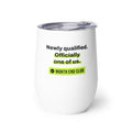 Newly Qualified Wine Tumbler – white wine tumbler, left side view