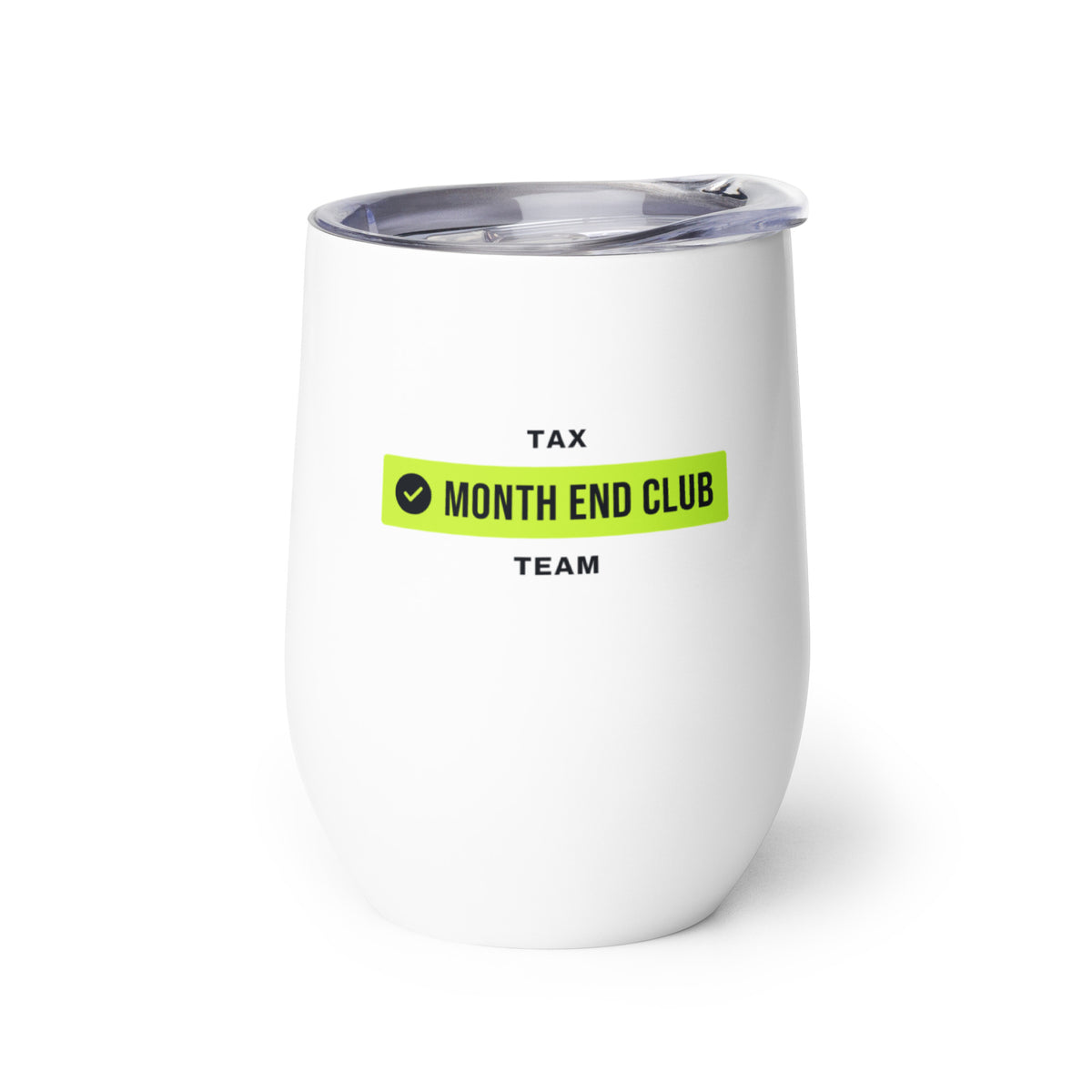 Team Wine Tumbler – Tax, left side view