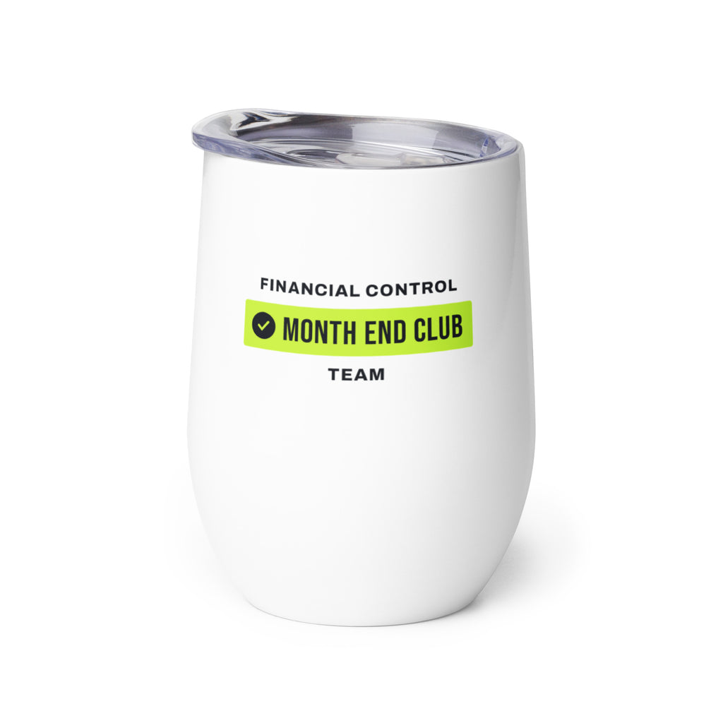 Team Wine Tumbler – Financial Control, right side view