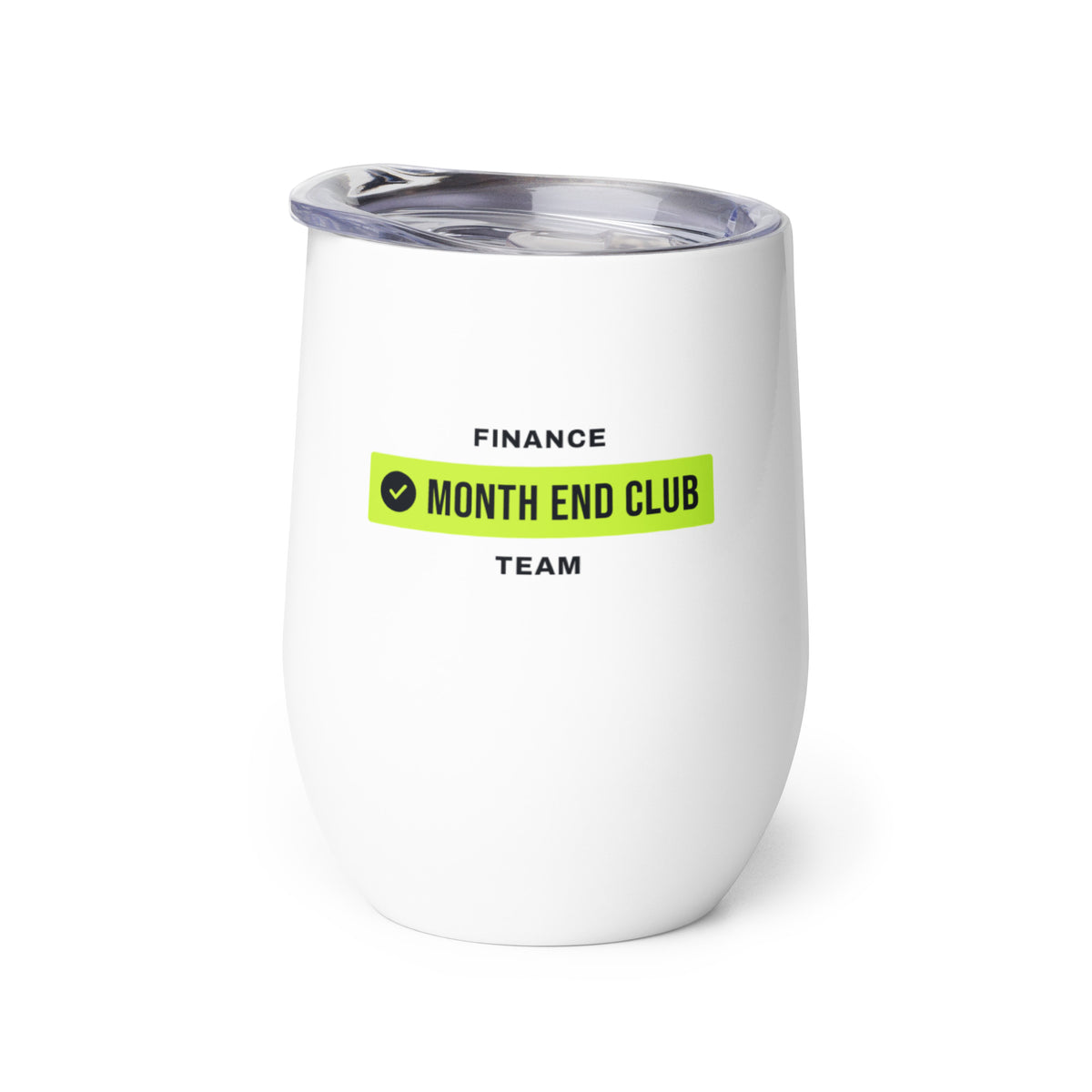 Team Wine Tumbler – Finance, right side view