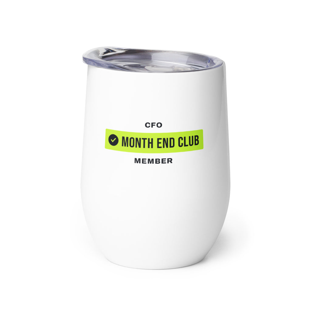 Team Wine Tumbler – CFO, right side view