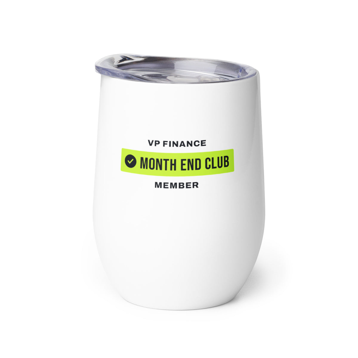 Team Wine Tumbler – VP Finance, right side view