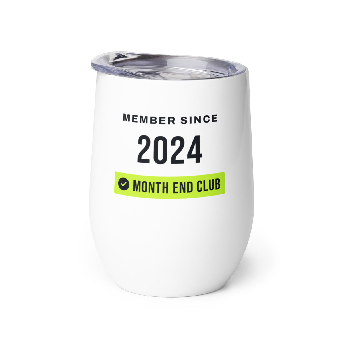 Member Since Wine Tumbler – 2024, right side view