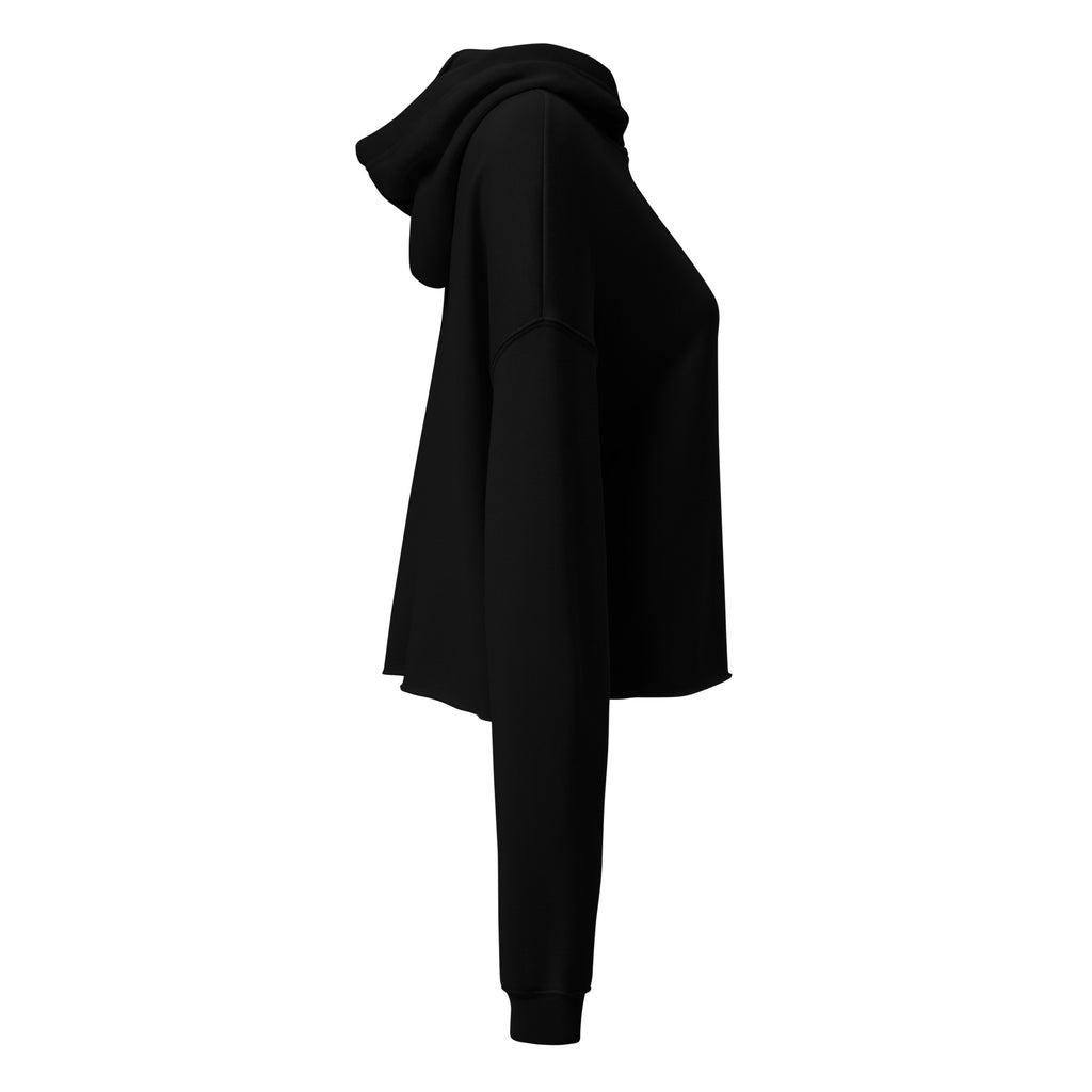 Member Cropped Hoodie – Black, right side